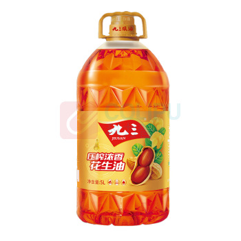 九三 JIUSAN 压榨 浓香 花生油 5L/桶