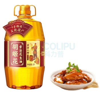 胡姬花 古法小榨花生油 土榨风味 5L