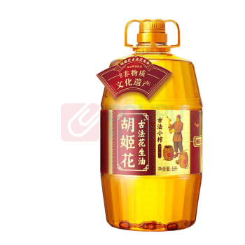 胡姬花 古法小榨花生油 土榨风味 5L