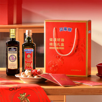 贝蒂斯 BETIS 特级初榨橄榄油+有机亚麻油礼盒 500ml*2
