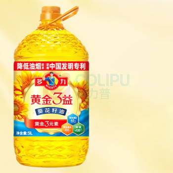 多力 MIGHTY 黄金3益葵花籽油 5L/桶