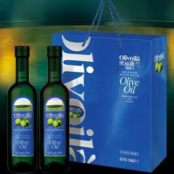欧丽薇兰 Olivoila 云系列纯正橄榄油礼盒 500ml*2瓶/盒