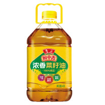 鲁花 厨中香浓香菜籽油 4L