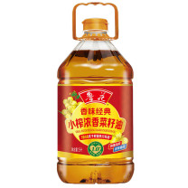 鲁花 香味经典小榨浓香菜籽油 5L