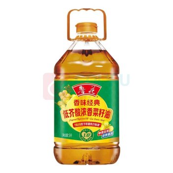 鲁花 香味经典低芥酸浓香菜籽油 4L