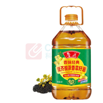 鲁花 香味经典低芥酸浓香菜籽油 4L