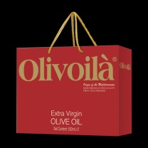 欧丽薇兰 Olivoila 特级初榨橄榄油 500ml*2瓶/盒 (红)