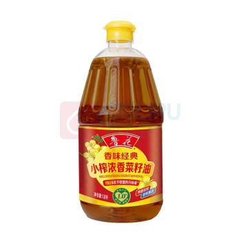 鲁花 香味经典 小榨浓香菜籽油 1.8L 食用油