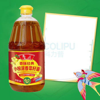 鲁花 香味经典 小榨浓香菜籽油 1.8L 食用油