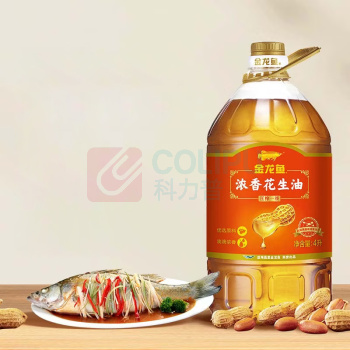 金龙鱼 压榨一级浓香花生油 4L/桶