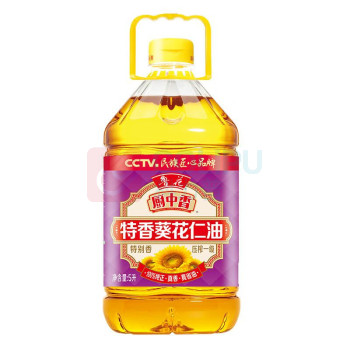 鲁花 厨中香特香葵花仁油 5L/桶