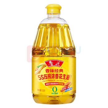 鲁花 香味经典5S压榨浓香花生油 1.8L/桶