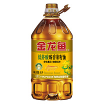 金龙鱼 臻香菜籽油 低芥酸 4L