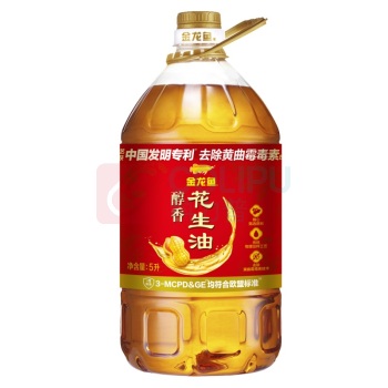 金龙鱼 压榨一级醇香花生油 5L/桶