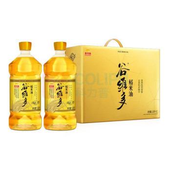 金龙鱼 双一万谷维多稻米油 1.8L*2/盒