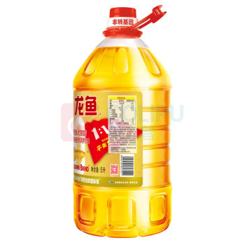 金龙鱼 黄金比例零反式脂肪食用植物调和油 5L/桶 4桶/箱 (非转基因)