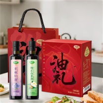 润心 亚麻籽油+纯正山茶油 500ml*2
