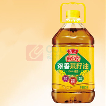 鲁花 食用油低芥酸非转基因压榨 【厨中香浓香】菜籽油 5L