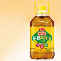 鲁花 食用油低芥酸非转基因压榨 【厨中香浓香】菜籽油 5L