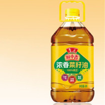 鲁花 食用油低芥酸非转基因压榨 【厨中香浓香】菜籽油 4L