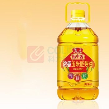 鲁花 食用油 厨中香浓香玉米胚芽油 4L