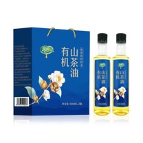 润心 有机山茶油塑料瓶装礼盒 500ml*2瓶/盒