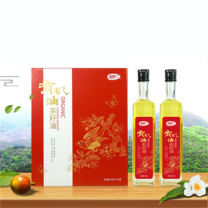 润心 有机油茶籽油红白礼盒 500ml*2瓶/盒