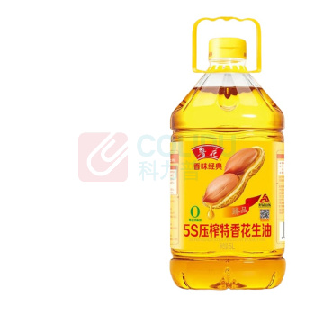 鲁花 香味经典5S压榨特香花生油 5L/桶