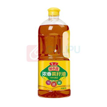 鲁花 厨中香浓香菜籽油 1L/桶 (非转基因)