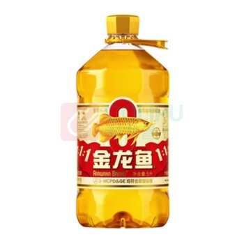 金龙鱼 调和油 至臻礼遇黄金比例零反式脂肪 5L