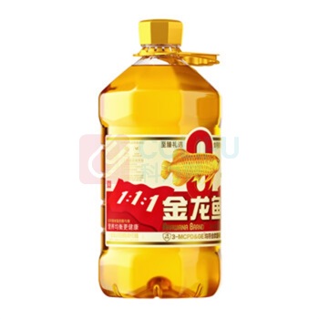 金龙鱼 调和油 至臻礼遇黄金比例零反式脂肪 5L