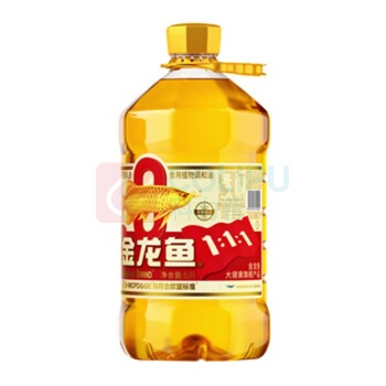 金龙鱼 调和油 至臻礼遇黄金比例零反式脂肪 5L