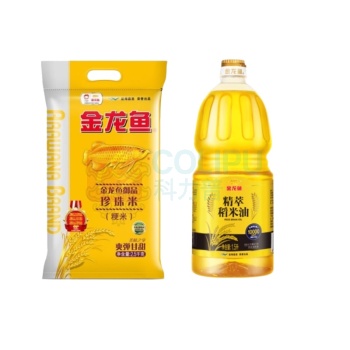 金龙鱼 米油组合 (精萃稻米油1.5L+御品珍珠米2.5kg)