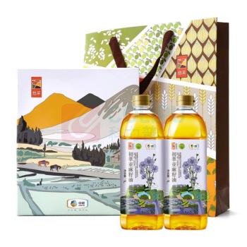 初萃 CHUCUI 亚麻籽油 1L*2瓶