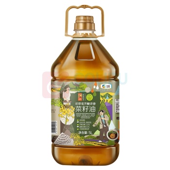 初萃 CHUCUI 低芥酸菜籽油 5L/桶 (非转基因)