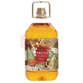初萃 CHUCUI 浓香花生油 5L/桶