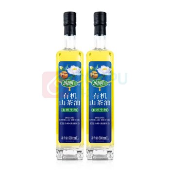 润心 有机生榨山茶油 盒装 500mL*2瓶