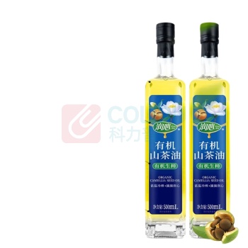 润心 有机生榨山茶油 盒装 500mL*2瓶