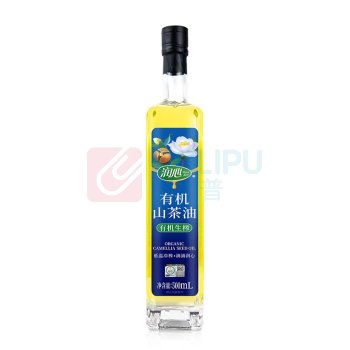 润心 有机生榨山茶油 玻璃瓶装 500mL*1瓶