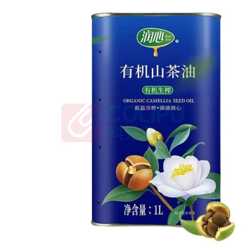 润心 有机生榨山茶油 铁罐装 1L*1罐