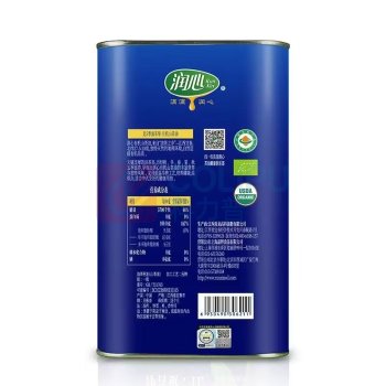 润心 有机生榨山茶油 铁罐装 1L*1罐