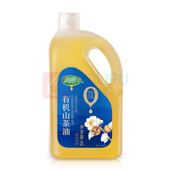 润心 有机山茶油0反式脂肪酸茶油冷榨一级食用油 2L*1桶