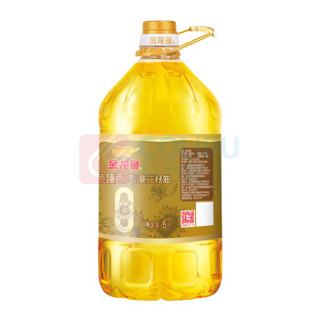 金龙鱼 臻香零反式脂肪葵花籽油 5L/桶