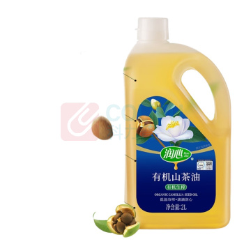 润心 有机生榨山茶油 2L/桶