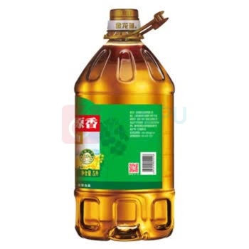 金龙鱼 低芥酸原香菜籽油 非转基因压榨一级 5L
