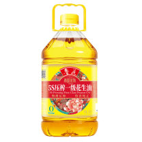 鲁花 香味家族系列 5S压榨一级花生油 4.36L