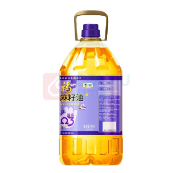 福临门 亚麻籽油 5L/桶