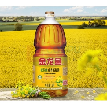 金龙鱼 低芥酸臻香菜籽油 1.8L/桶 (非转基因)
