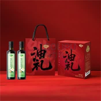 润心 纯正山茶油 礼盒装 500mL*2 (绿色)
