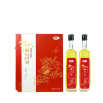 润心 有机茶籽油 红白礼盒 500mL*2 (红色)